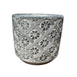 Bitki Tasarımı Ev dekorasyon Gri Yonca Beton Saksı Çiçeklik Saksılık