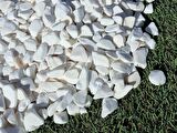  Mezar Taşı 7 Kg 1-2 Cm Beyaz Dolomit Taş Dere Çakıl Taşı Bahçe Süs Taşı Mezar Süsleme Taşı