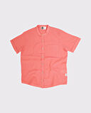 Genç Keten Mandarin Yaka Gömlek