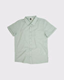 Genç Keten Kısa Kollu Gömlek