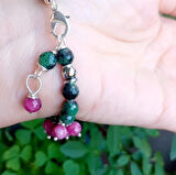 2433 Karma Doğal taşlı el yapımı bileklik