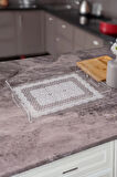 Dantel Desenli Pleksi Şeffaf Kahve Çay Sunum Servis Tepsisi 36CMX26CM