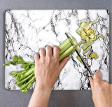 Mermer desenli doğrama camı 