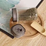 Ayarlanabilir Tuzluk Cam Baharatlık Seti, 2 Adet,Tuz,Pul Biber, Kara Biber, Nane için İdeal, Mutfakta Çok Yönlü Kullanım