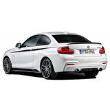 Bmw F22 2 Serisi 2013 - 19 M Performance Difüzör Plastik Boyasız