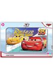 Aslan Kral ve Cars (Şimşek Mc queen) 24 parça 2 li Puzzle/Yapboz
