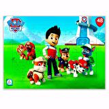 Paw Patrol Ryder ve Arkadaşları 2 li Puzzle Yapboz Set (24+48parça)