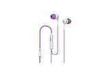 Syrox K7 3.5mm AUX 1.20mt Kablolu Mikrofonlu Kulakiçi Kulaklık - Mor