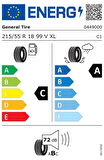 GENERAL 215/55R18 99V XL GRABBER GT PLUS 2024 YAZ LASTİĞİ