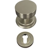 Round Saten Kapı Tokmağı Kapı Babası Alt Rozeti Set