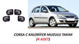 Opel Corsa C Kalorifer Muzul Izgarası 4'lü Takım