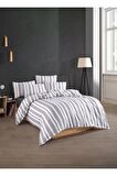 Modern Ultra Comfort Lastikli Çarşaflı Pamuklu Çift Kişilik Nevresim Takımı ( 2 Adet Yastık Kılıflı)