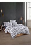 Modern Ultra Comfort Lastikli Çarşaflı Pamuklu Çift Kişilik Nevresim Takımı ( 2 Adet Yastık Kılıflı)