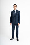 Slim Fit Takım Elbise - Lacivert 56