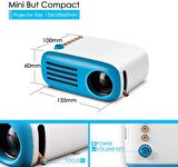 GooDee Mini Projector, LED Pico Projector