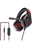 OV-P40 KABLOLU KULAKLIK Mobil / PS5-4 /Xbox/PC için Mikrofonlu Stereo 3,5 mm Oyun Kulaklığı