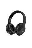 Bl-be1 Süper Kalite Kulak Üstü 5.0 Bluetooth Kulaklık Siyah
