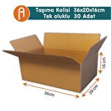 Koli 36X20X16 Ev Taşıma Çeyiz Kargo Kolisi (30 Adet)