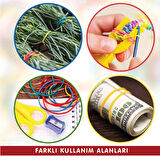 Paket Lastiği Kırmızı 1000Adet %100 Kauçuk (Okul-Kırtasiye-Paketleme-Ambalaj)