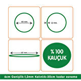Paket Lastiği Yeşil 1000Adet %100 Kauçuk (Okul-Kırtasiye-Paketleme-Ambalaj)