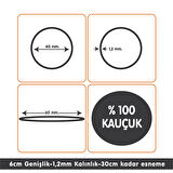 Paket Lastiği Ekru 1000Adet %100 Kauçuk (Okul-Kırtasiye-Ambalaj-Paketleme)