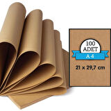 PackMai Kraft Kağıt A4 (100ADET) 1.Kalite, Paketleme-Ambalaj-Okul-Ofis-Proje
