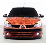 RENAULT SYMBOL 1998-2007 YARASA AYNA KAPAĞI FİBER SİYAH BOYALI