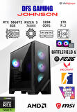 DFS GAMING JOHNSON RYZEN 5 7600X-B650M-RTX 5060 TI 8GB-32GB DDR5 RAM-1TB M.2 SSD-OYUNCU BİLGİSAYARI