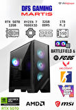 DFS GAMING MARTIS RYZEN 7 9800X3D-B650M-RTX 5070 12GB-32GB DDR5 RAM-1TB M.2 SSD-OYUNCU BİLGİSAYARI