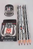 LİSANSLI BEŞİKTAŞ Lisanslı 5'li Kurşun Kalem, Silgi Ve Kalemtraş Seti 
