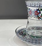 ÇİNİ DESEN 2'Lİ ÇAY BARDAK NO:6