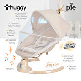Huggy Pie Yenidoğandana Uygun Otomatik Sallanabilir Kumandalı Müzikli Ana Kucağı