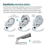 Huggy Rockie Ana Kucağı – Sensörlü, Bluetooth Müzikli, Kumandalı, Mama Tepsili