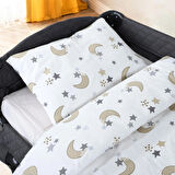 Huggy %100 Pamuk 130X80 Park Yatak Beşik Bebek Nevresim Takımı