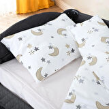Huggy %100 Pamuk 130X80 Park Yatak Beşik Bebek Nevresim Takımı