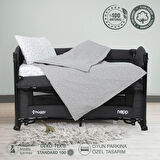 Huggy %100 Pamuk 130x80 Park Yatak Beşik Bebek Nevresim Takımı