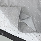Huggy %100 Pamuk 130x80 Park Yatak Beşik Bebek Nevresim Takımı
