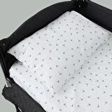 Huggy %100 Pamuk 130x80 Park Yatak Beşik Bebek Nevresim Takımı