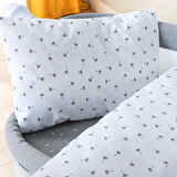 Huggy Moon 70X100 %100 Pamuk Bebek Nevresim Takımı