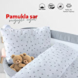Huggy Moon 70X100 %100 Pamuk Bebek Nevresim Takımı