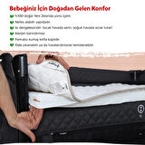 Huggy %100 Yeni Zelenda Kuzu Yünü %100 Pamuk Kumaş 70X110 Bebek Yatak Pedi