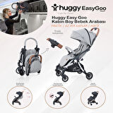 Huggy Easy Go Kabin Boy Otomatik Katlanır Bebek Arabası