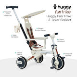 Huggy 6in1 FunTrike 3 Tekerlekli Bebek Bisikleti |Ebeveyn Kontrollü, Katlanabilir ve Denge Modlu