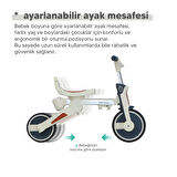 Huggy 6in1 FunTrike 3 Tekerlekli Bebek Bisikleti |Ebeveyn Kontrollü, Katlanabilir ve Denge Modlu