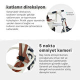 Huggy 6in1 FunTrike 3 Tekerlekli Bebek Bisikleti |Ebeveyn Kontrollü, Katlanabilir ve Denge Modlu