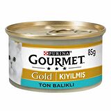 Gourmet Gold Kıyılmış Ton Balıklı Konserve Yetişkin Kedi Maması 24 x 85 G