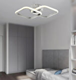 TT405-2-KR TT Aydınlatma Krom Kaplama 2 li Kare ( Sarı Işık ) Led Avize