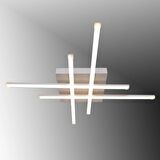 TT036-BY TT Aydınlatma Hashtag Modeli Mat Beyaz ( Beyaz Işık ) Led Avize
