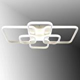 TT500-6-BY TT Aydınlatma ( Beyaz Işık ) Mat Beyaz Plofonyer 6 lı Led Avize