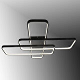 TT040-SY TT Aydınlatma Mat Siyah Plofonyer ( Sarı Işık ) Led Avize